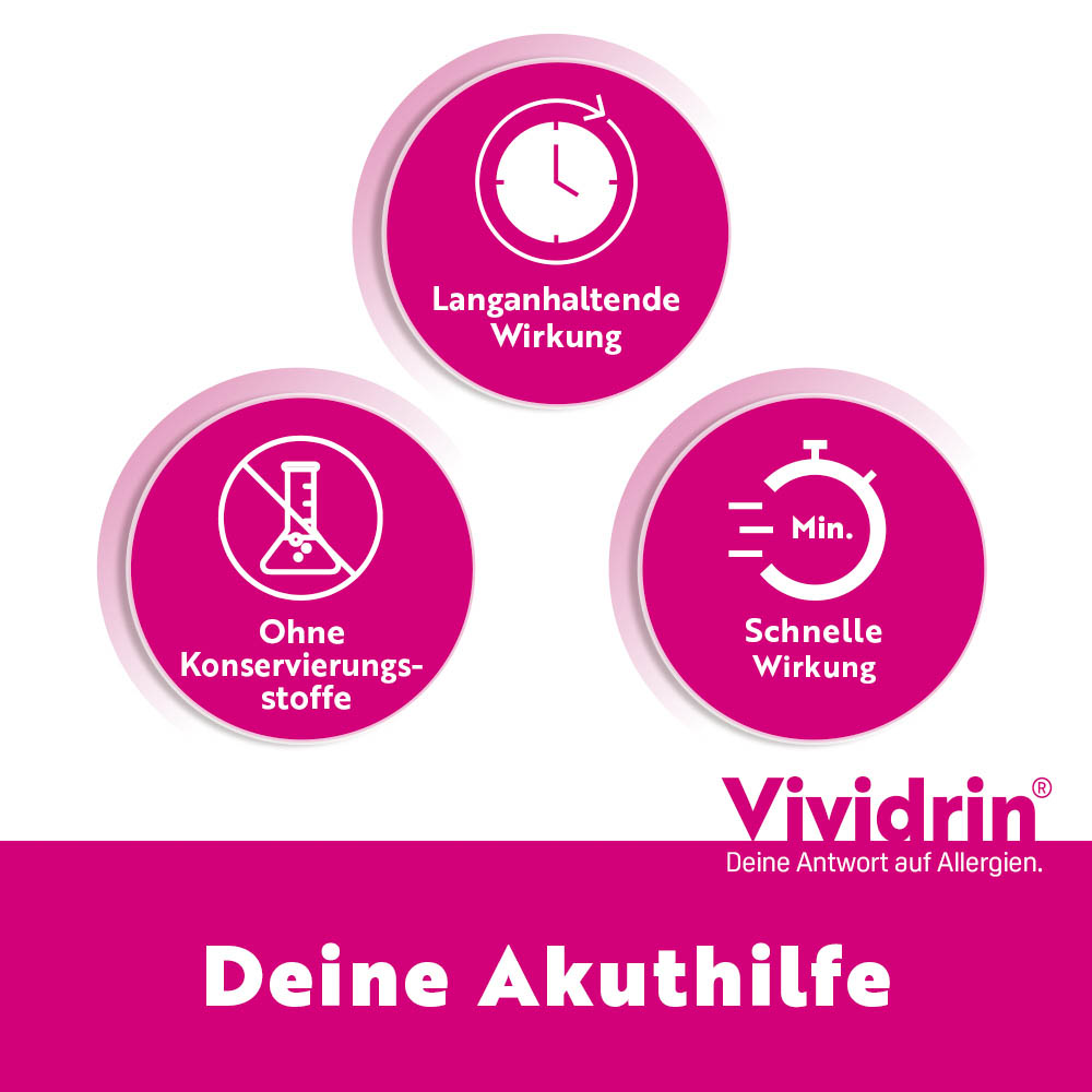 VIVIDRIN Azelastin 1 mg/ml Nasenspray Lösung