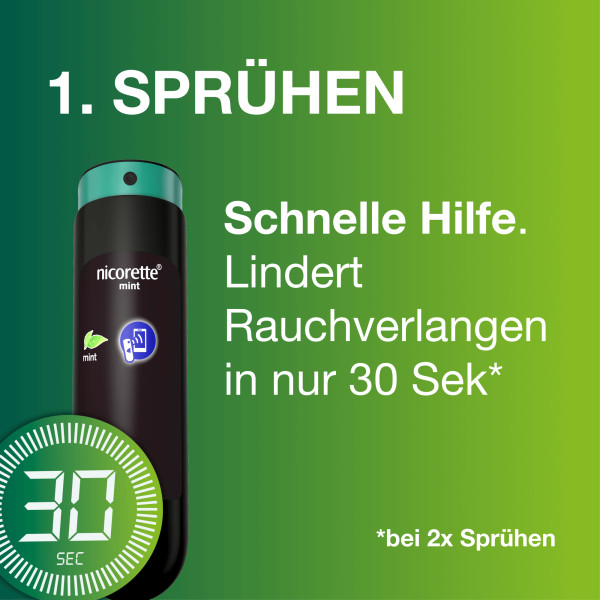 nicorette® mint Spray mit Nikotin