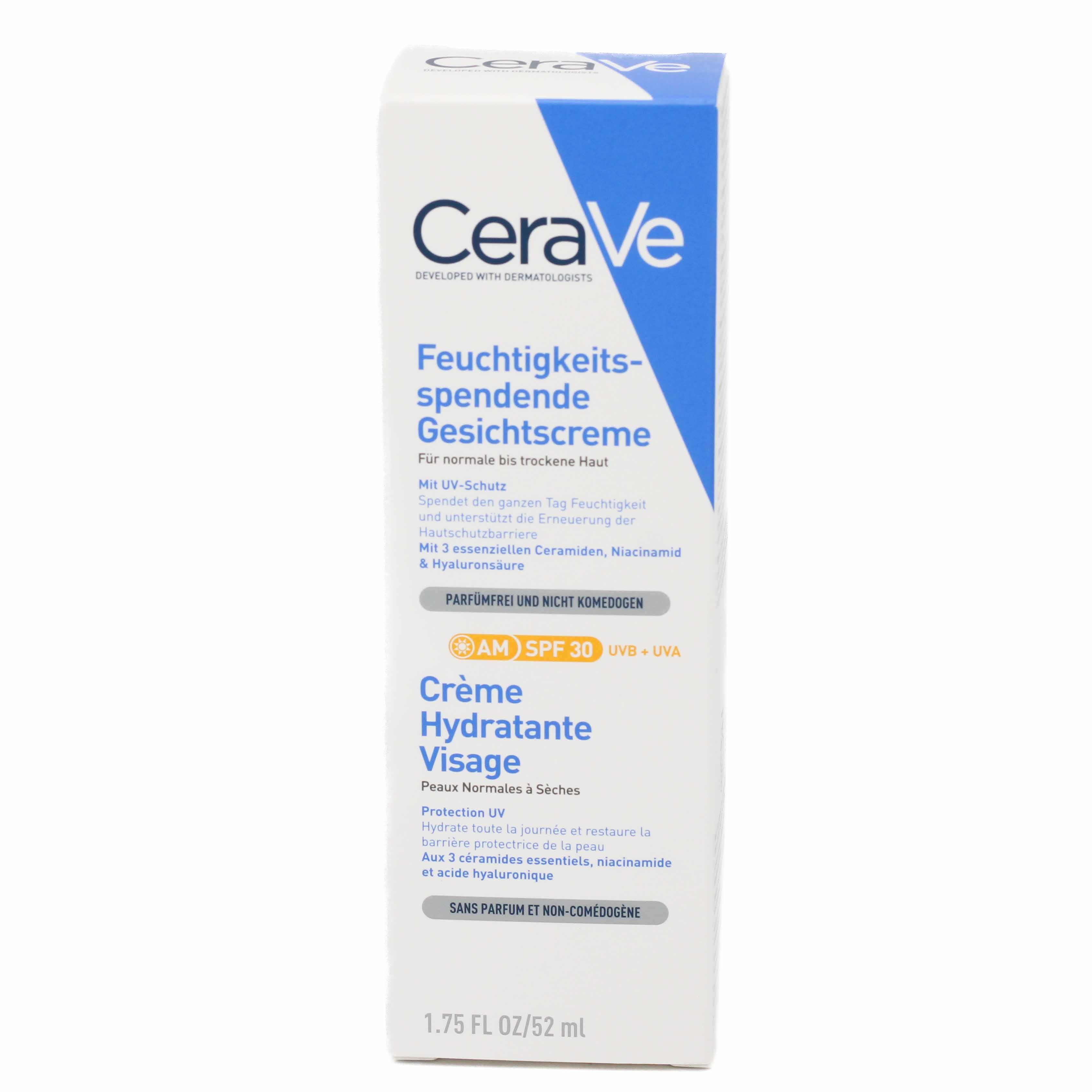 CERAVE feuchtigkeitsspendende Gesichtscreme SPF 30