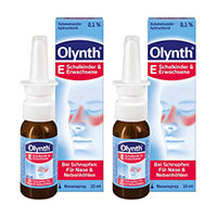 OLYNTH 0,1% für Erwachsene Nasendosierspray Doppelpackung (2x15ml)