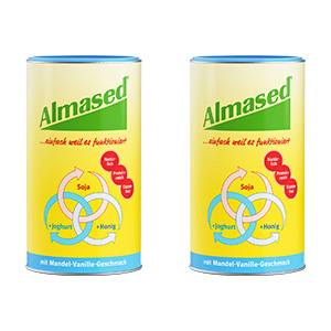 ALMASED Vitalkost Mandel-Vanille Pulver Doppelpackung (2x500g)