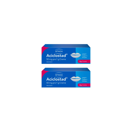 ACICLOSTAD Creme gegen Lippenherpes Doppelpackung (2x 2g)