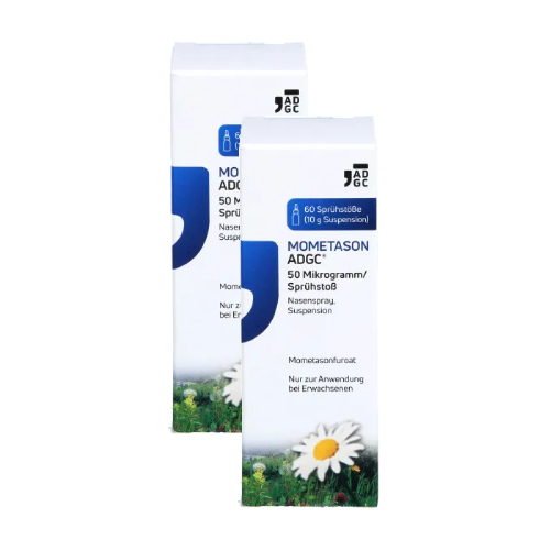 MOMETASON ADGC 50 μg/Sprühstoß Nasenspray 60 (2x10 g)