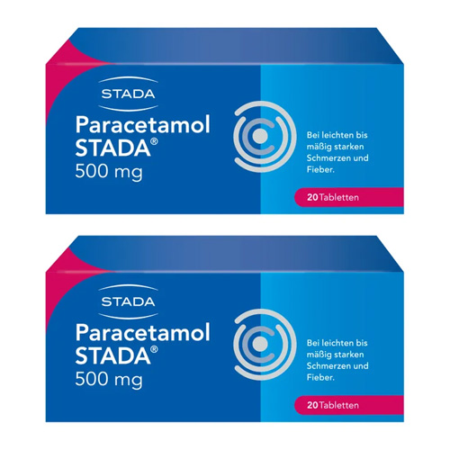 PARACETAMOL STADA 500 mg Tabletten (2x 20St)