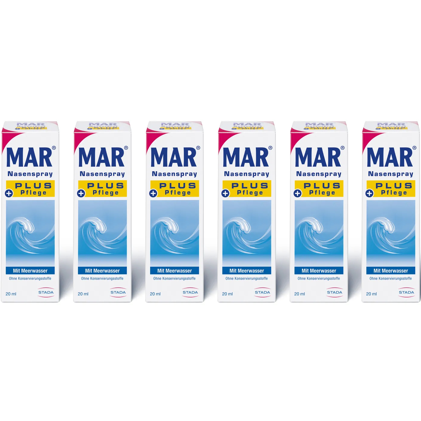 MAR NASENSPRAY Plus Pflege (6x 20ml)