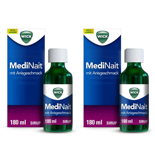 WICK MediNait mit Anisgeschmack Sirup Set (2x180ml)