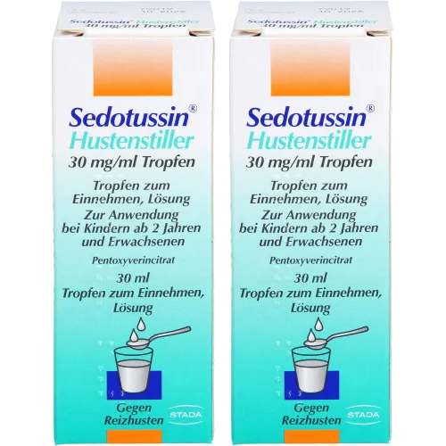 SEDOTUSSIN Hustenstiller Tropfen Doppelpackung (2x30ml)