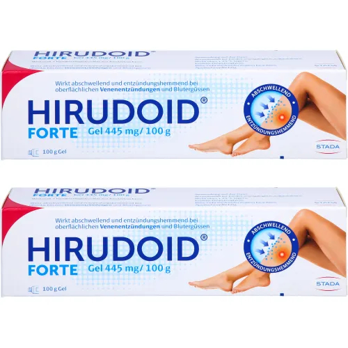 HIRUDOID forte Gel 445 mg/100 g Doppelpackung (2x100g)