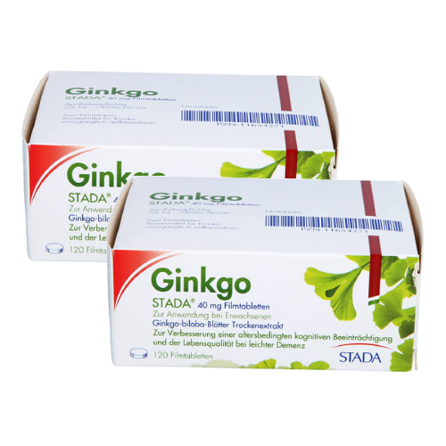 GINKGO STADA 40 mg Filmtabletten Doppelpackung (2x120St)