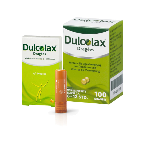 DULCOLAX Dragees 5 mg magensaftres.Tabletten + Mucosolvan Lippenpflegestift