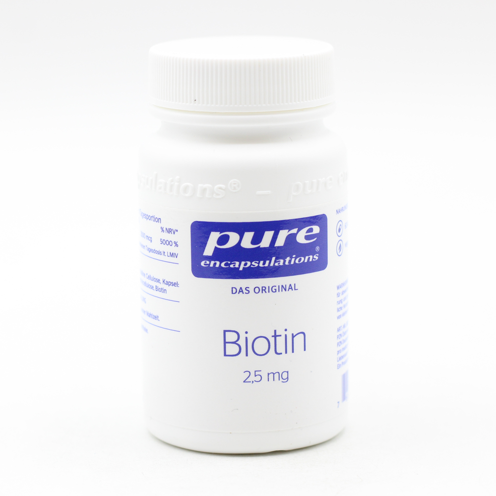 PURE ENCAPSULATIONS Biotin 2,5 mg Kapseln