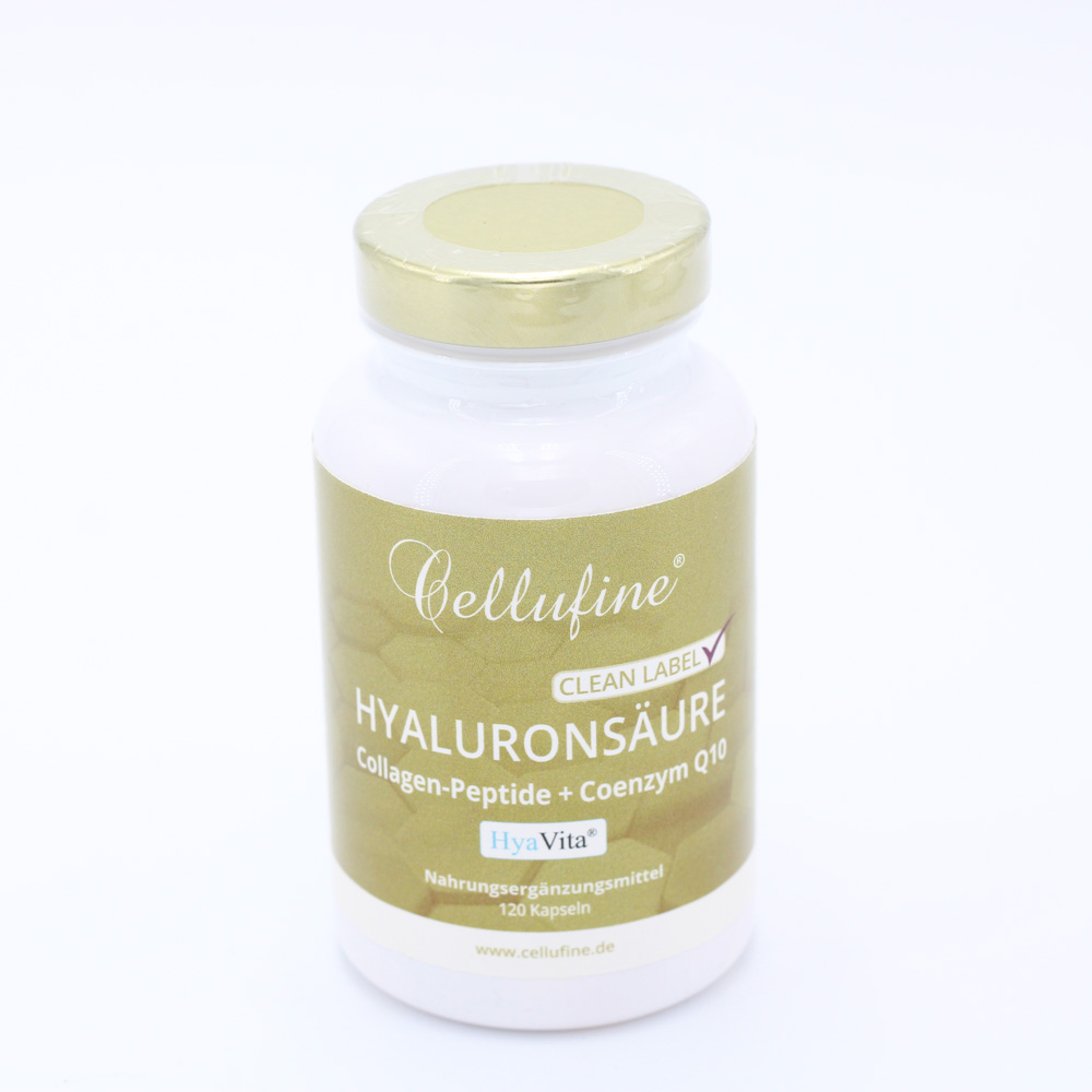 CELLUFINE Hyaluronsäure 100 mg+Collagen+Q10 Kaps.