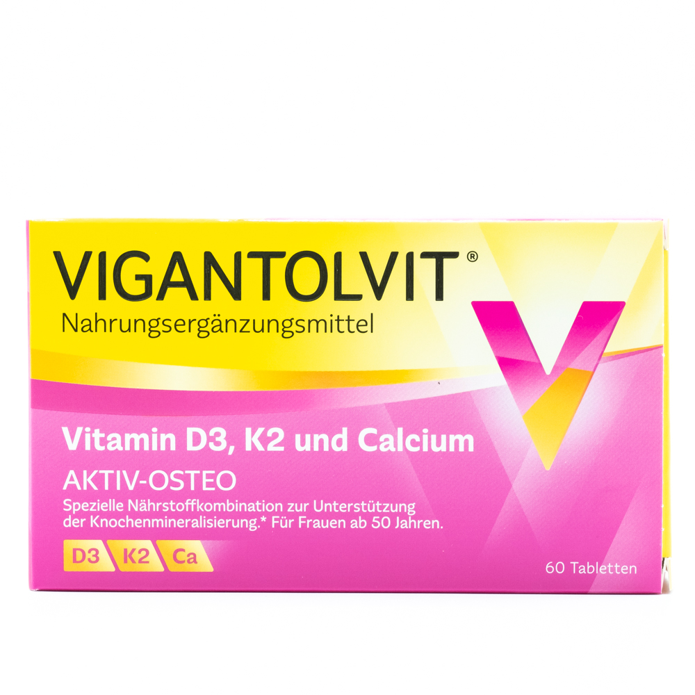 VIGANTOLVIT Vitamin D3 K2 Calcium Filmtabletten Set (2x 60St)