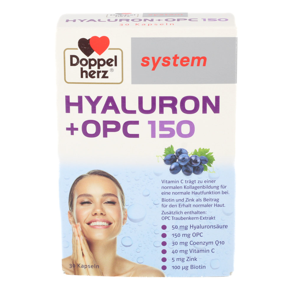 DOPPELHERZ Hyaluron+OPC system Kapseln