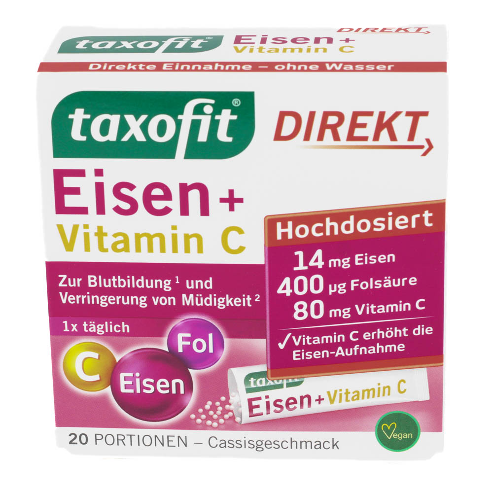 TAXOFIT Eisen+Vitamin C Direkt Granulat