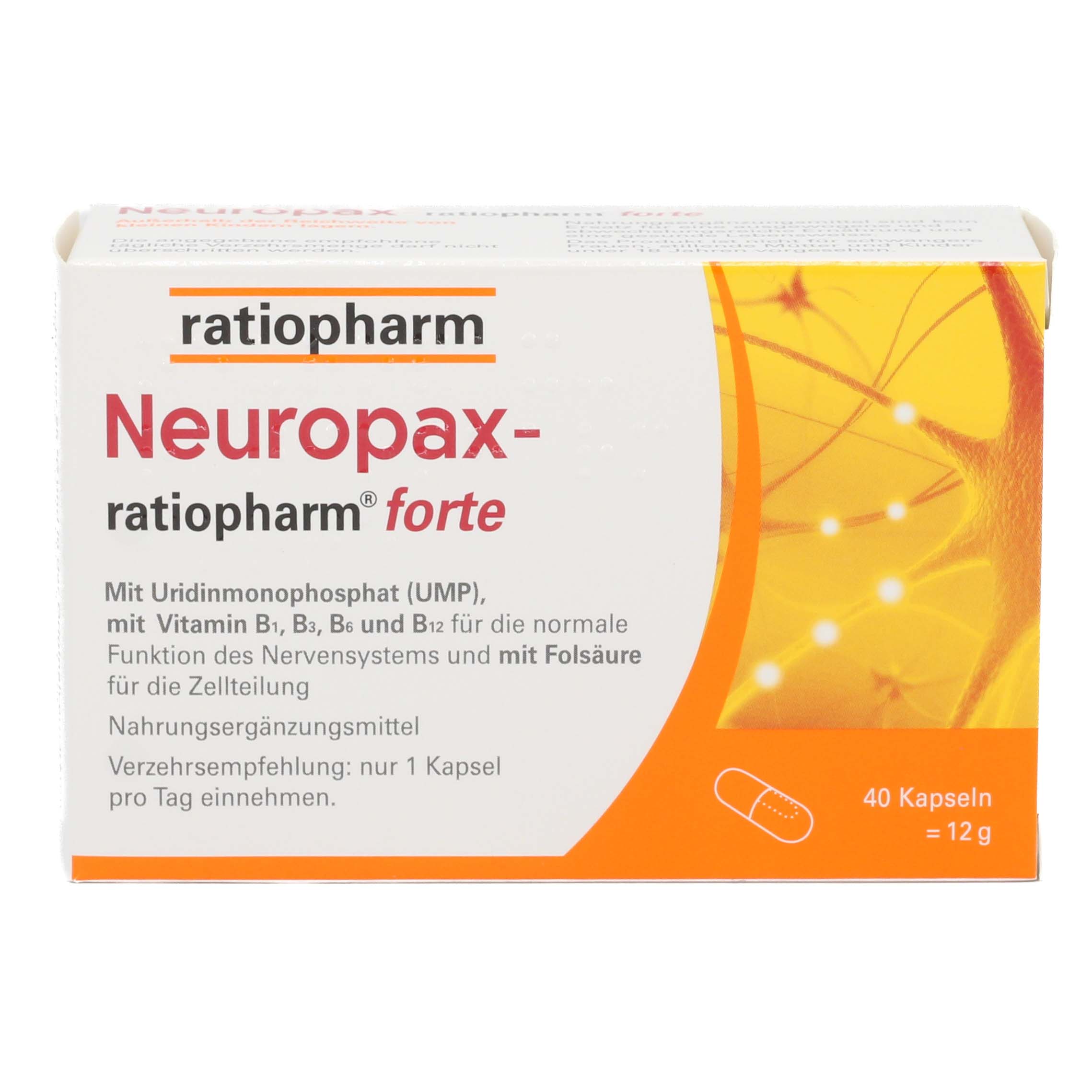 NEUROPAX-ratiopharm forte - Jetzt 20% Rabatt mit Code "ratiopharm20"