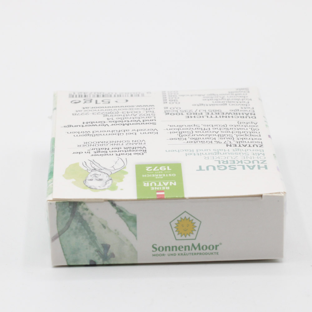 HALSGUT Zuckerl SonnenMoor Bonbons