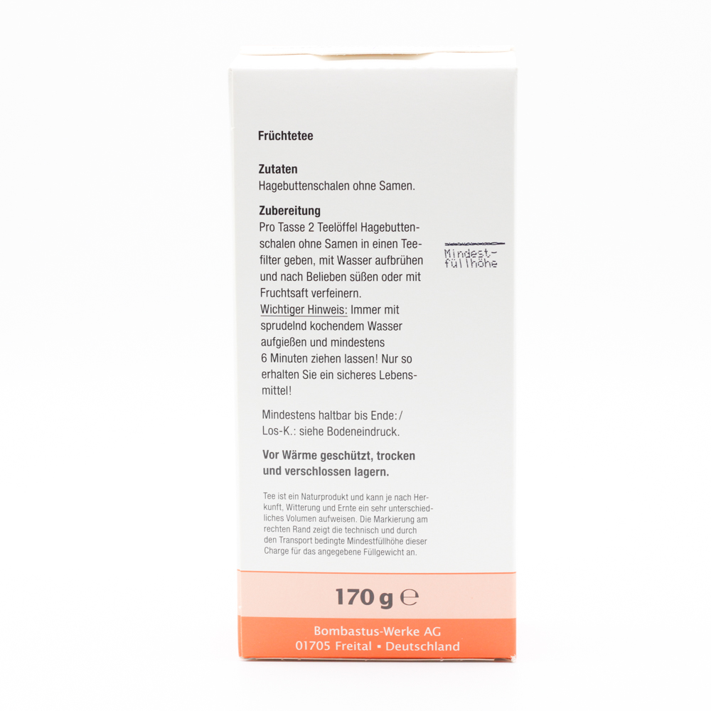 HAGEBUTTENSCHALEN ohne Samen