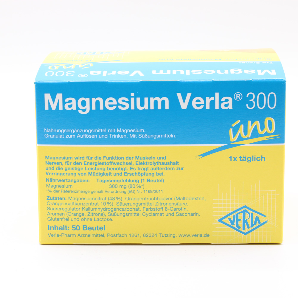 MAGNESIUM VERLA 300 Orange Granulat Doppelpackung (2x 50St)