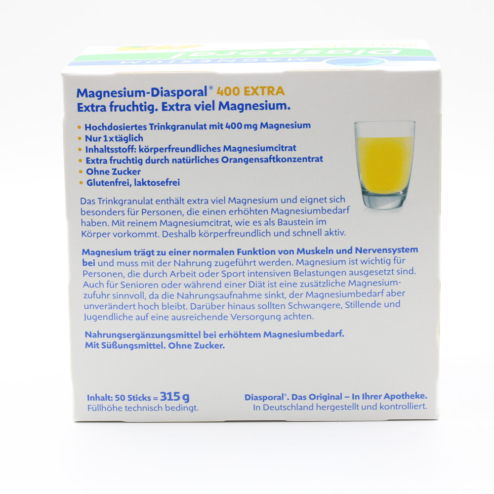MAGNESIUM DIASPORAL 400 Extra Trinkgranulat