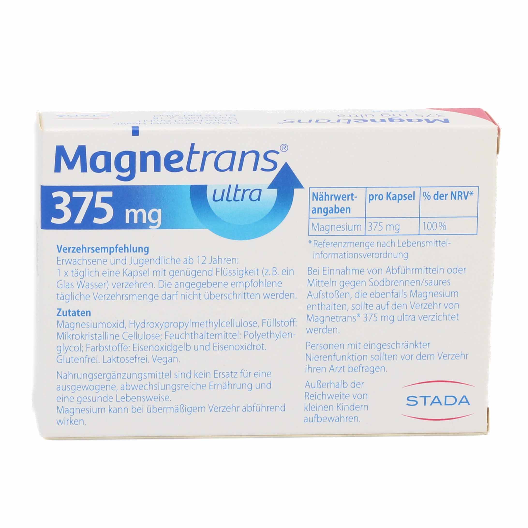 MAGNETRANS 375 mg ultra Kapseln