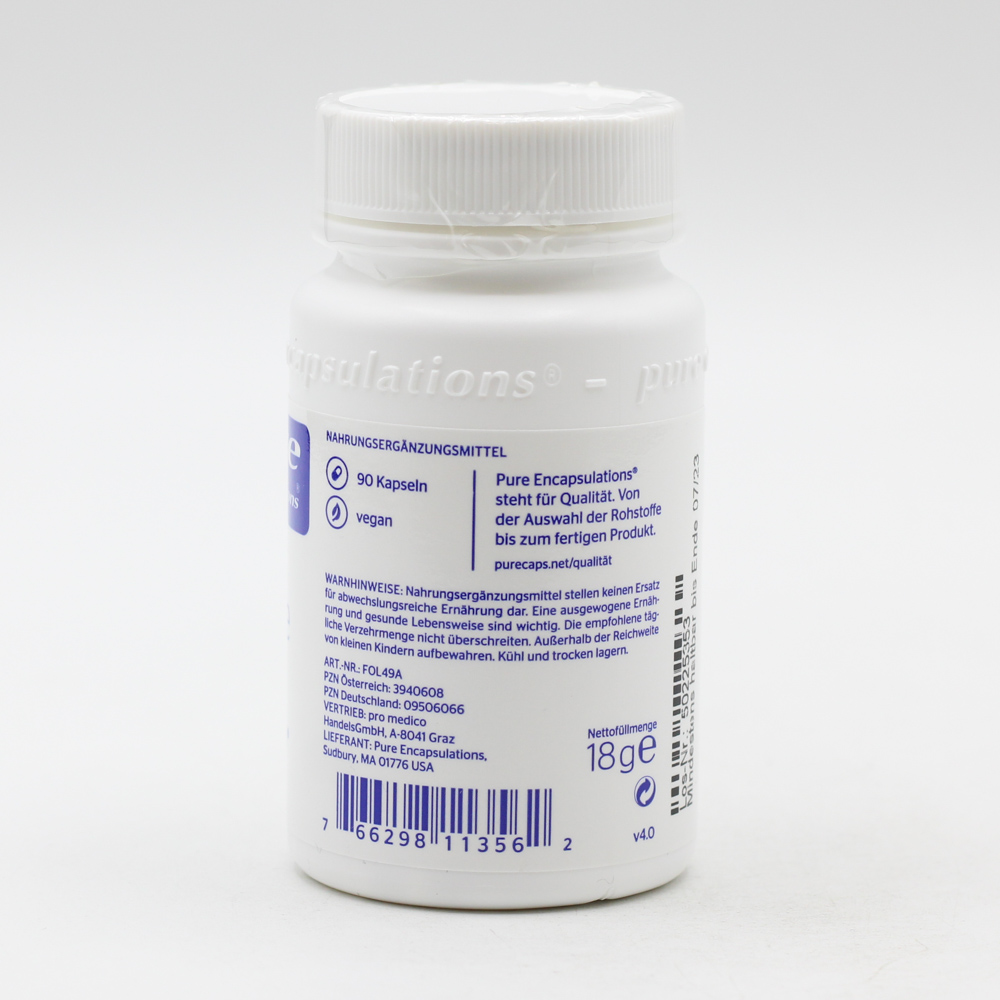 PURE ENCAPSULATIONS Folate 400 Kapseln