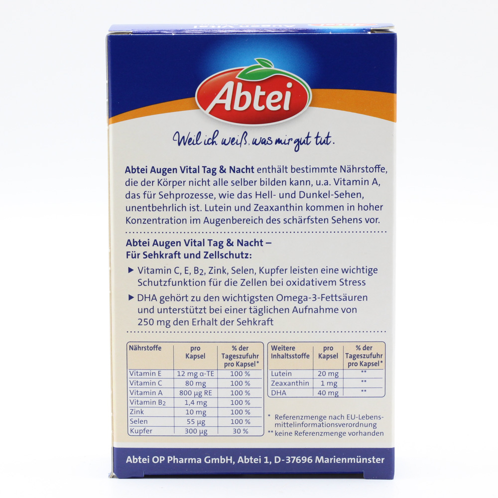 ABTEI Augen Vital Tag & Nacht Kapseln