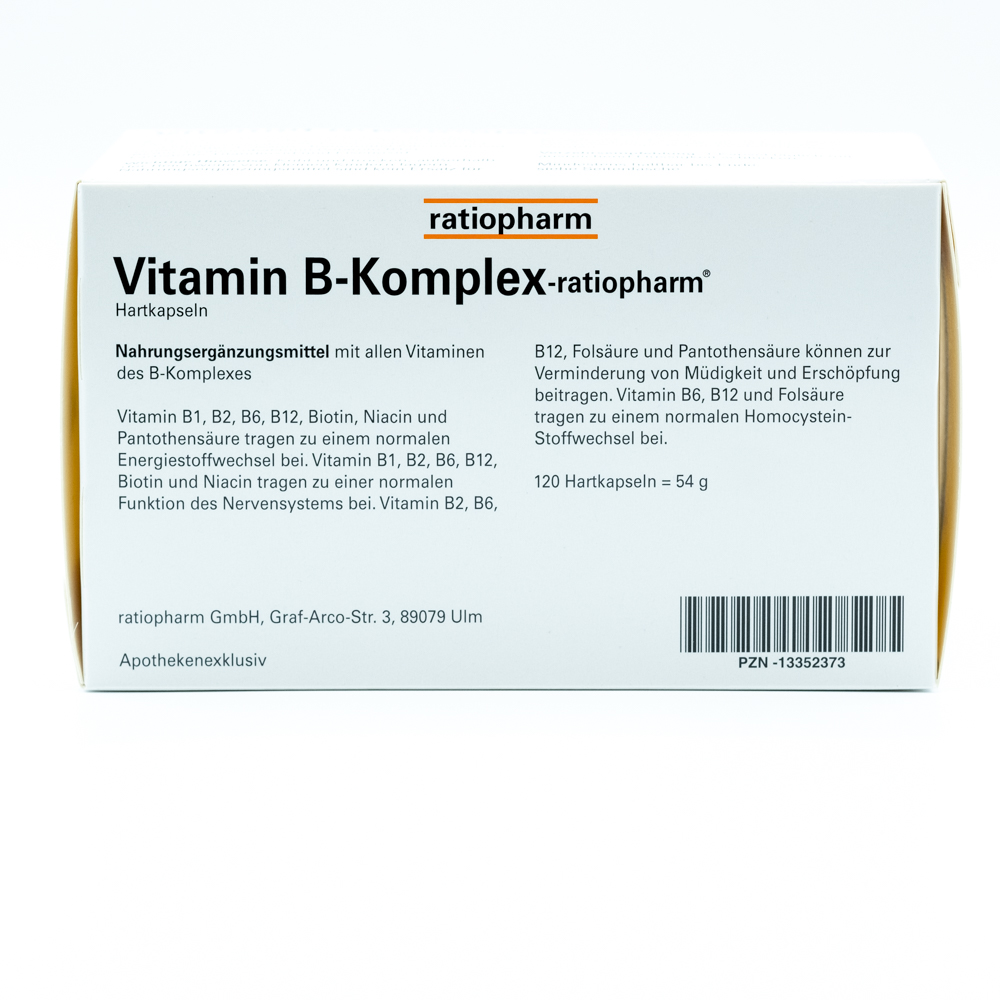 VITAMIN B-KOMPLEX-ratiopharm Kapseln Doppelpackung (2x 120St)