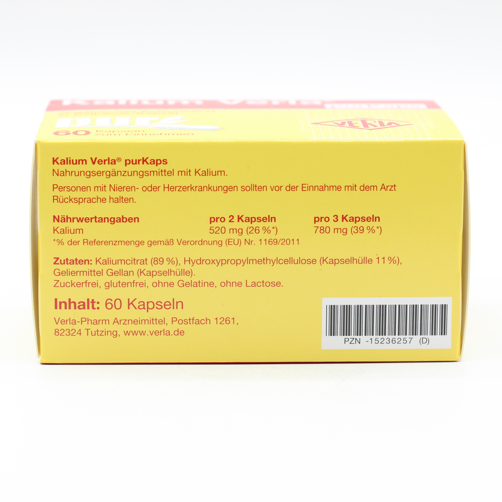 KALIUM VERLA purKaps