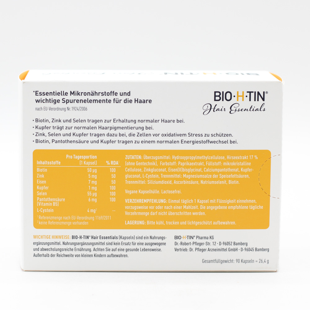 BIO-H-TIN Hair Essentials Mikronährstoff-Kapseln