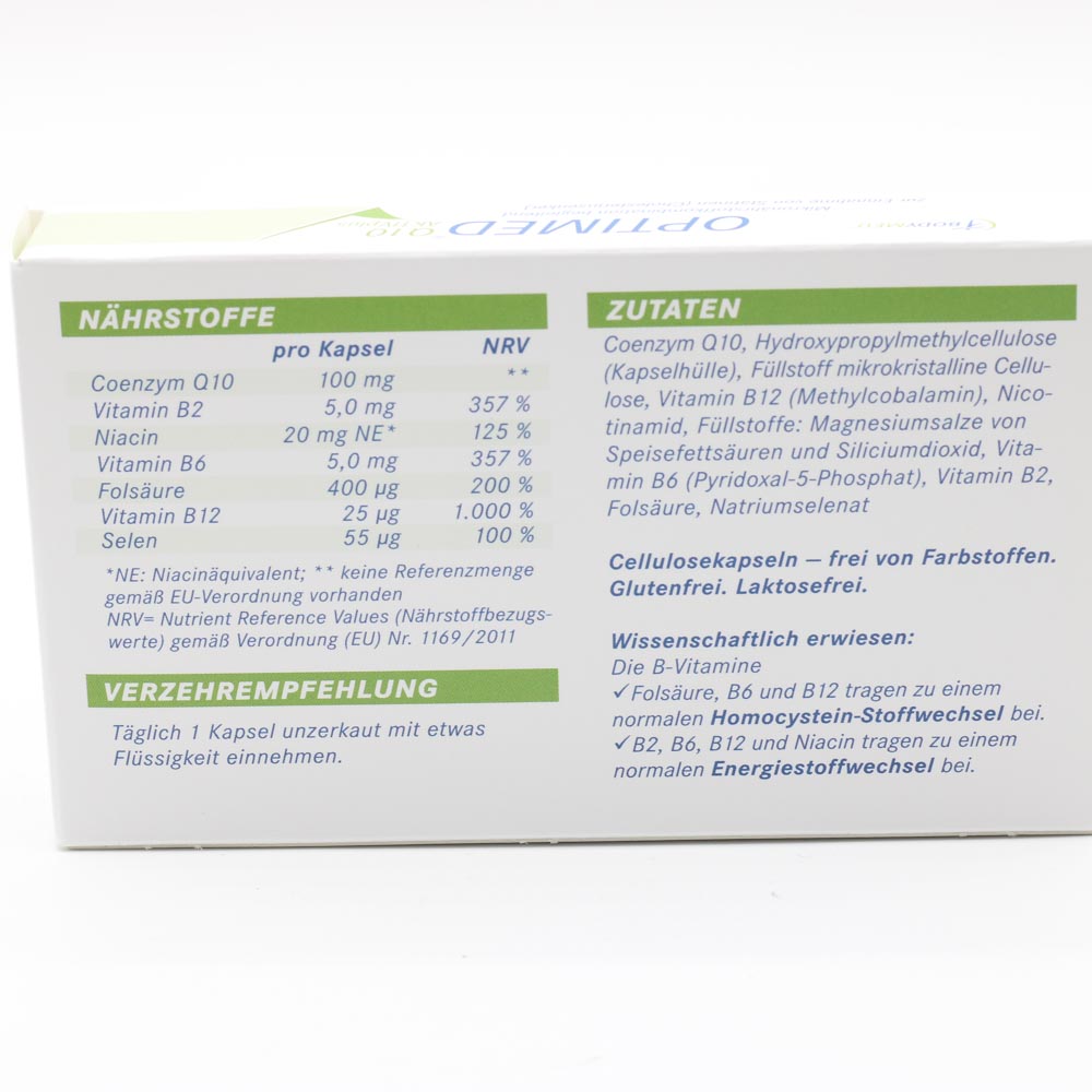 OPTIMED Q10 Aktiv plus Kapseln