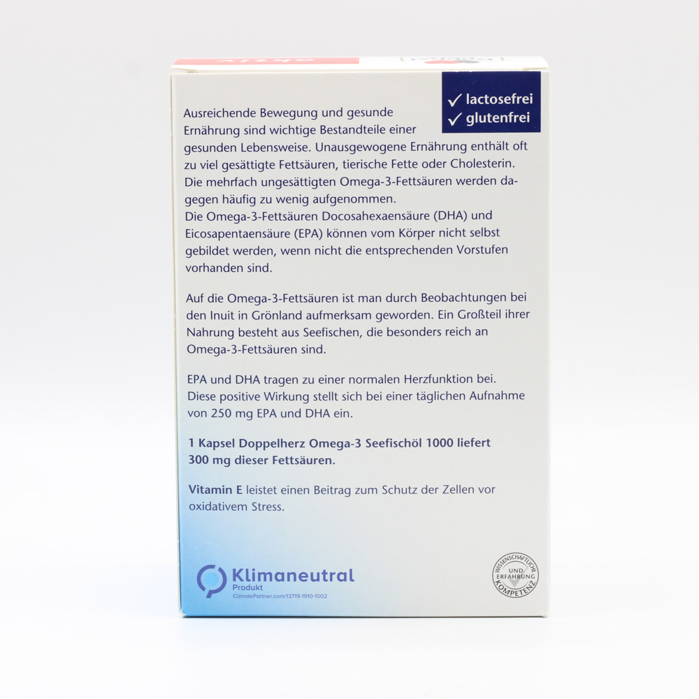 DOPPELHERZ Omega-3 Seefischöl 1000 Kapseln