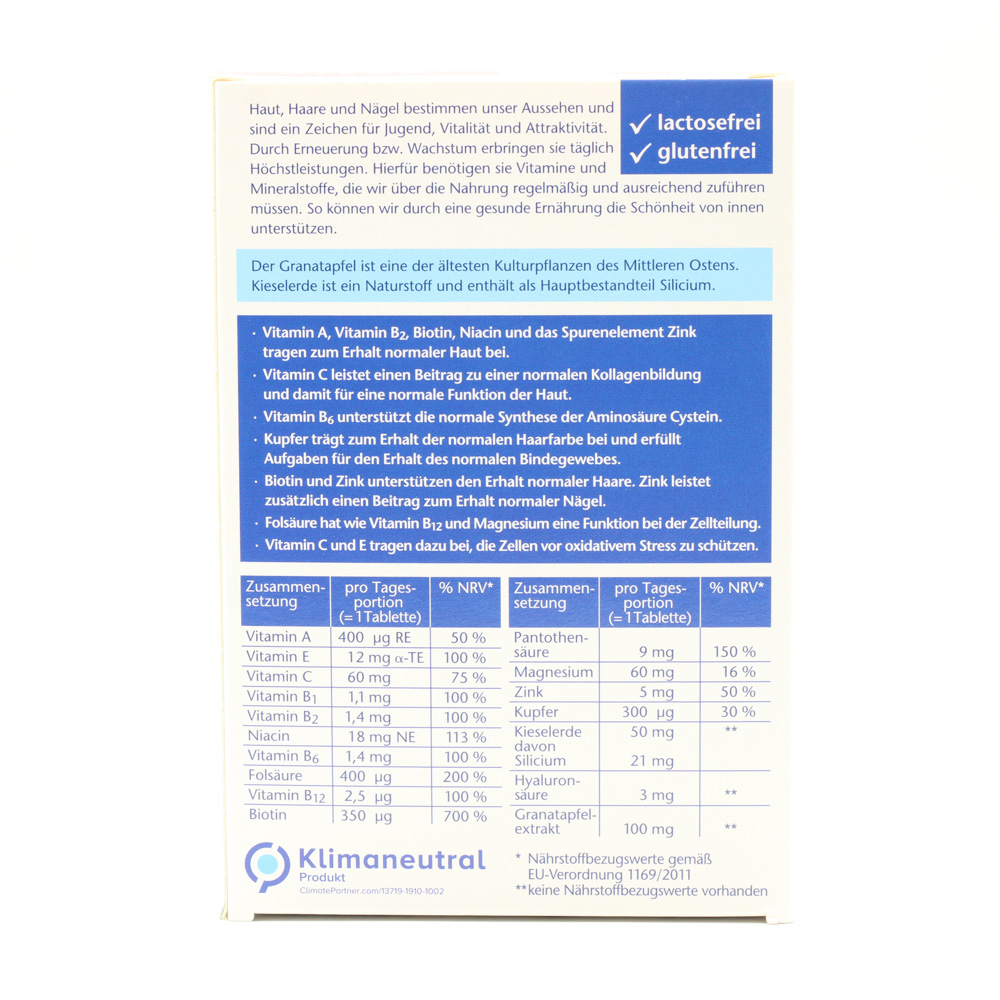 DOPPELHERZ Haut+Haare+Nägel Tabletten