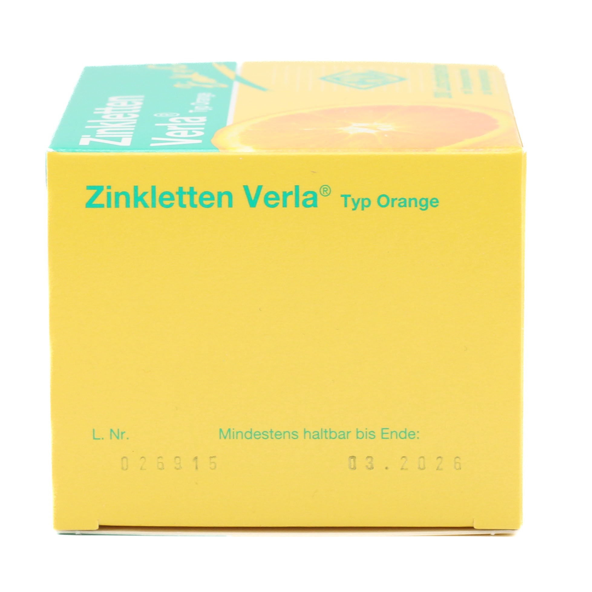 ZINKLETTEN Verla Orange Lutschtabletten