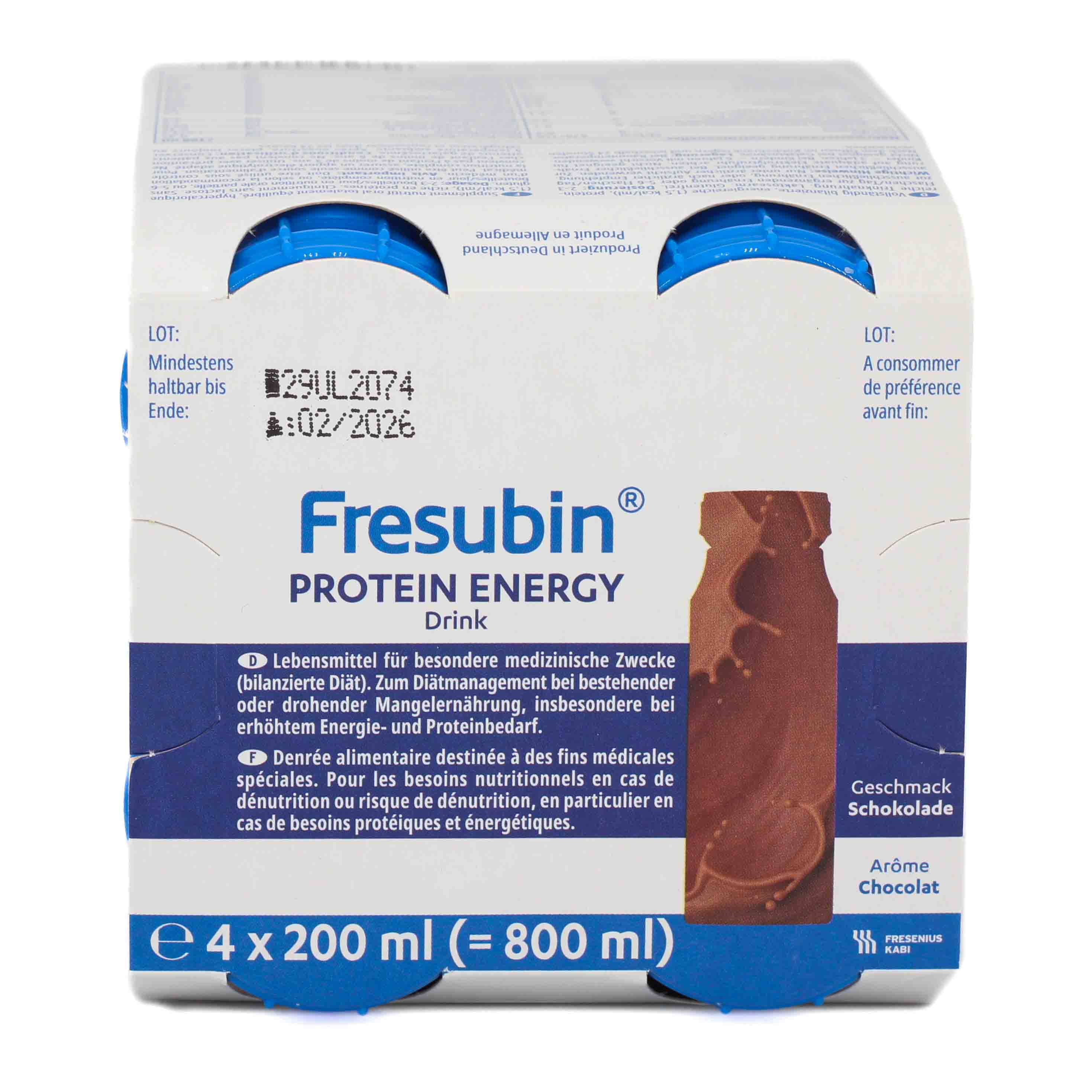 FRESUBIN PROTEIN Energy DRINK Schokolade Trinkfl. Set (2x4St)