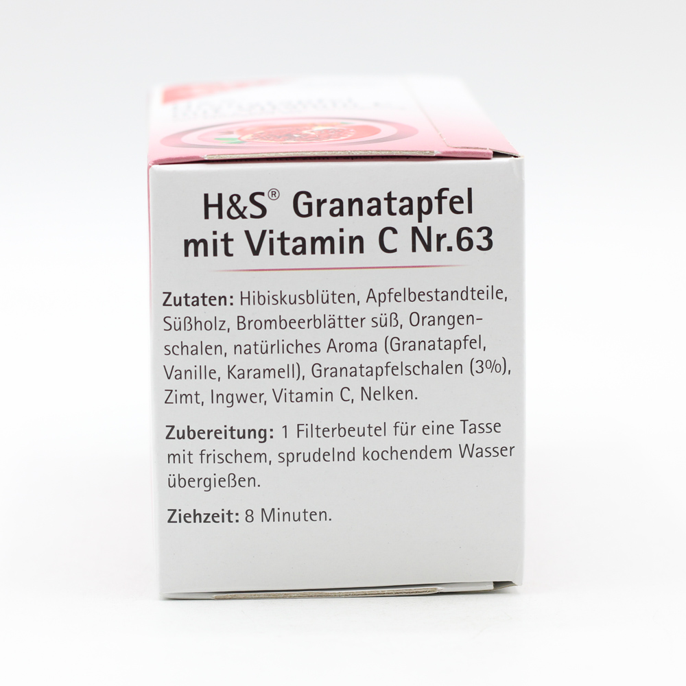 H&S Granatapfel mit Vitamin C Filterbeutel