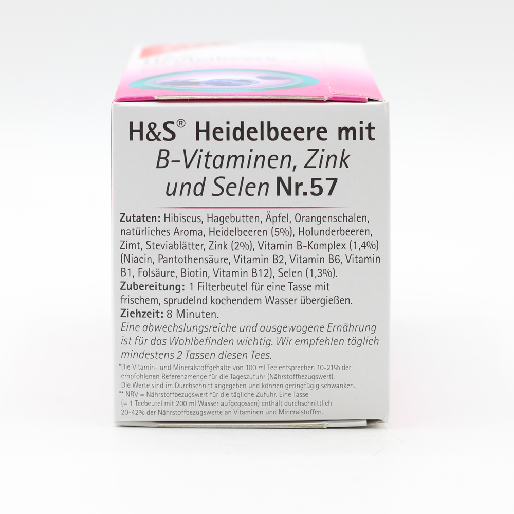 H&S Heidelbeere m.B-Vitaminen Zink und Selen Fbtl.