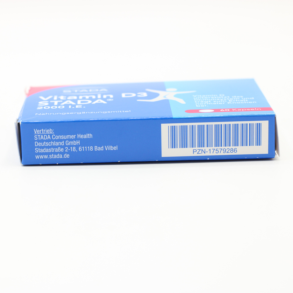 VITAMIN D3 STADA 2000 I.E. Kapseln Doppelpackung (2x 60St)