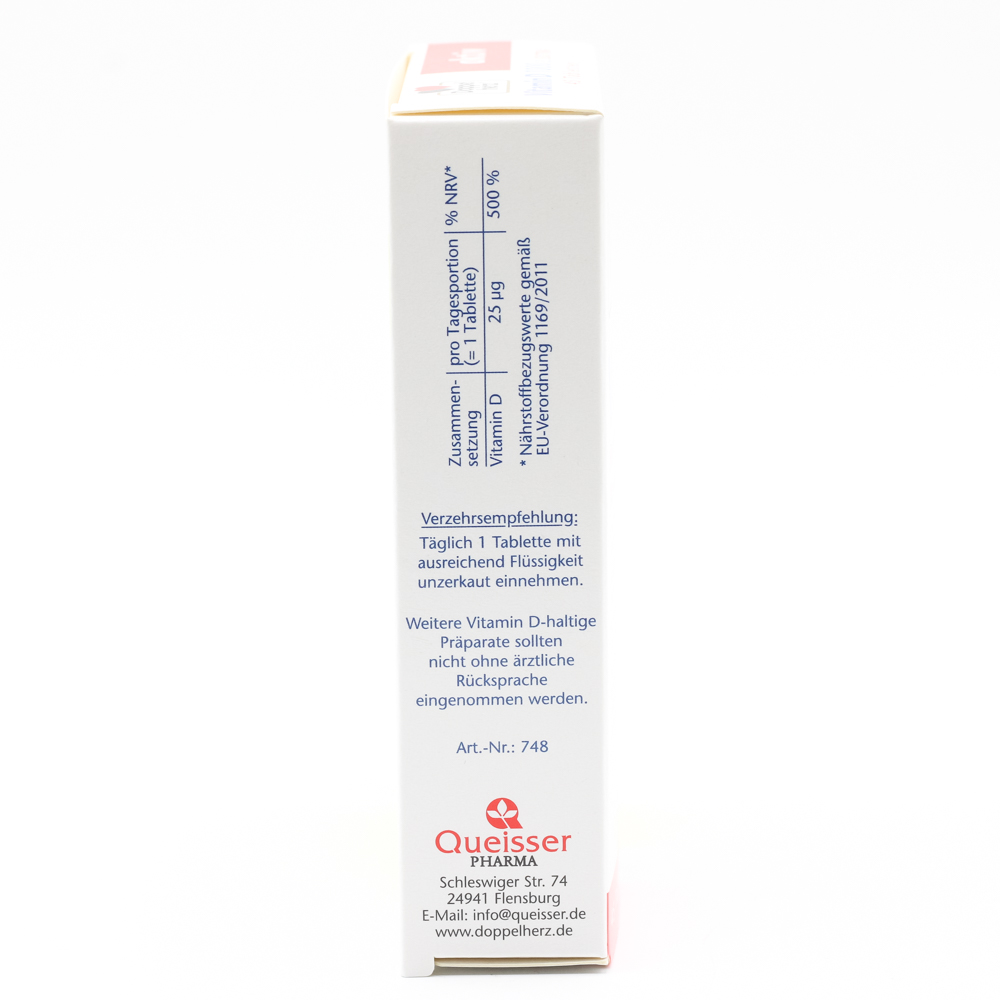 DOPPELHERZ Vitamin D3 1000 I.E. EXTRA Tabletten