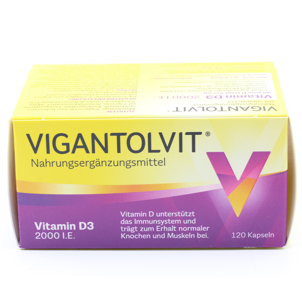 Vitamin D3 VIGANTOLVIT 2000 I.E. Vitamin D3 Weichkapseln