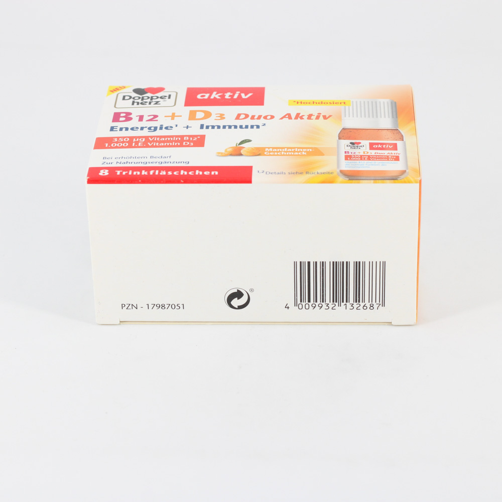 DOPPELHERZ B12+D3 Duo Aktiv Trinkampullen