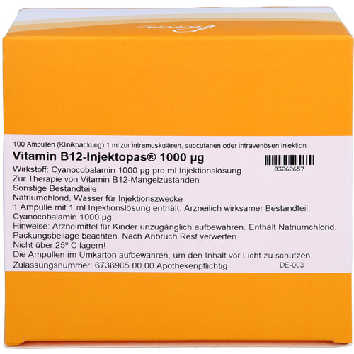 VITAMIN B12 INJEKTOPAS 1.000 μg Injektionslsg.