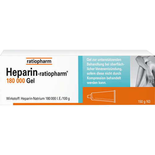 HEPARIN-RATIOPHARM 180.000 I.E. Gel
