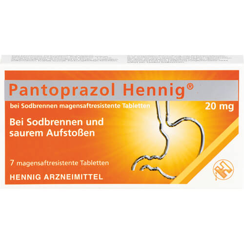 PANTOPRAZOL Hennig b.Sodbrennen 20 mg msr.Tabl.