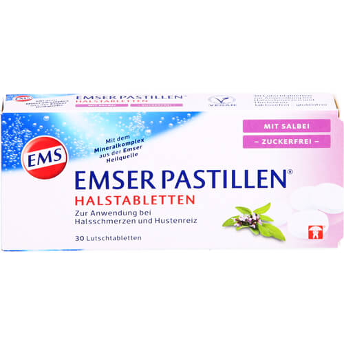 EMSER Pastillen mit Salbei zuckerfrei