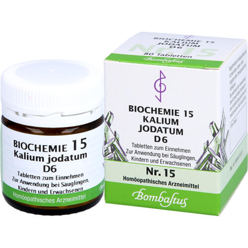 BIOCHEMIE 15 Kalium jodatum D 6 Tabletten