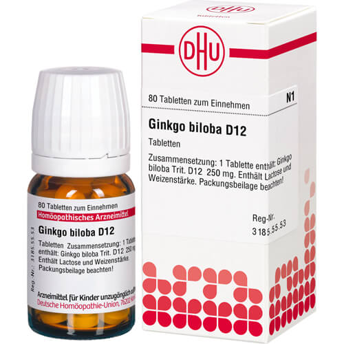 GINKGO BILOBA D 12 Tabletten