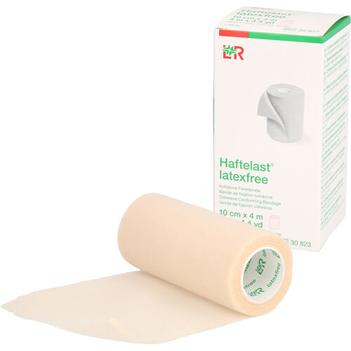 HAFTELAST Fixierb.kohäs.latexfrei 10 cmx4 m creme