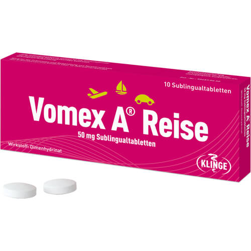VOMEX A Reise 50 mg Sublingualtabletten