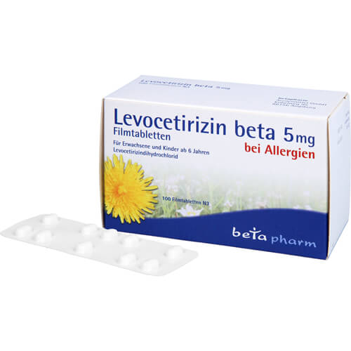 LEVOCETIRIZIN beta 5 mg Filmtabletten
